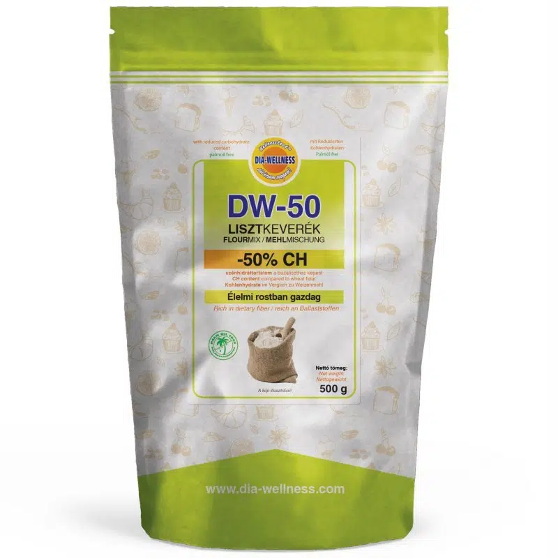 Dia-wellness DW-50 lisztkeverék -50% CH 500g Dia-wellness DW-50 lisztkeverék -50% CH 500g