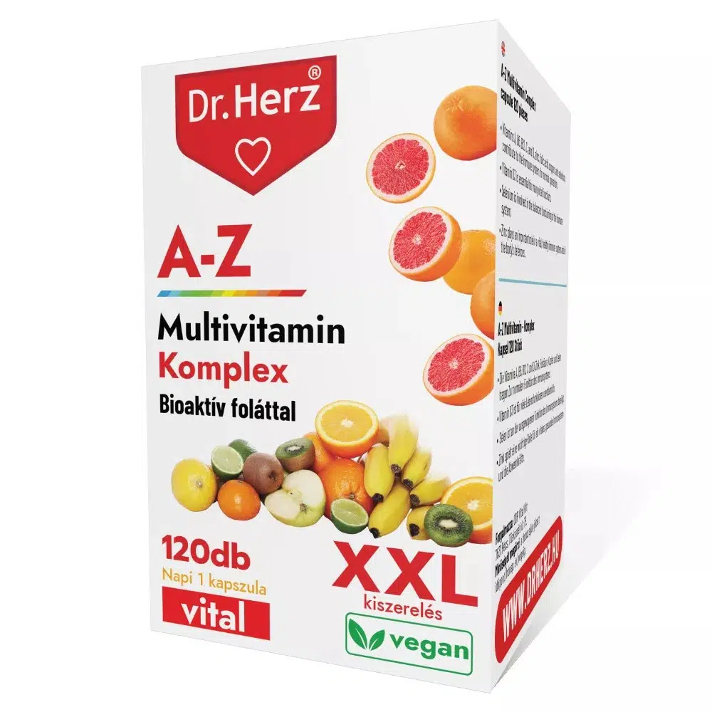 Dr. Herz A-Z multivitamin Komplex XXL kapszula - 120db Dr. Herz A-Z multivitamin Komplex XXL kapszula - 120db