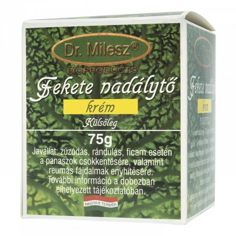 Dr.Milesz Feketenadálytő krém 75g Dr.Milesz Feketenadálytő krém 75g