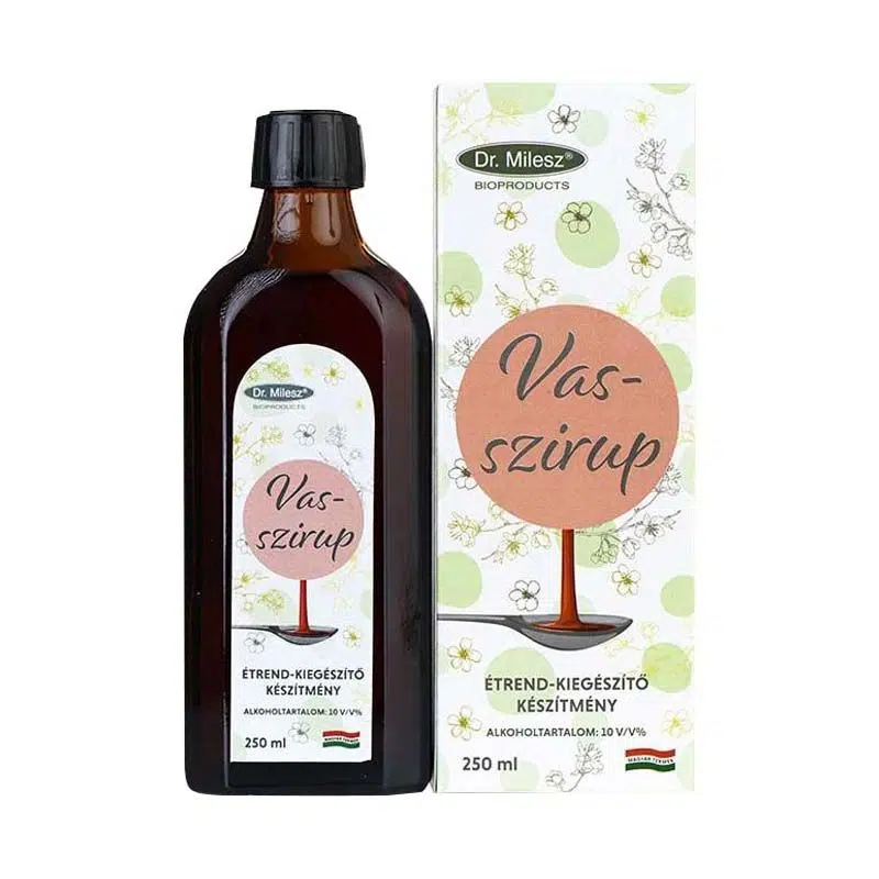 Dr.Milesz Vas szirup 250ml Dr.Milesz Vas szirup 250ml