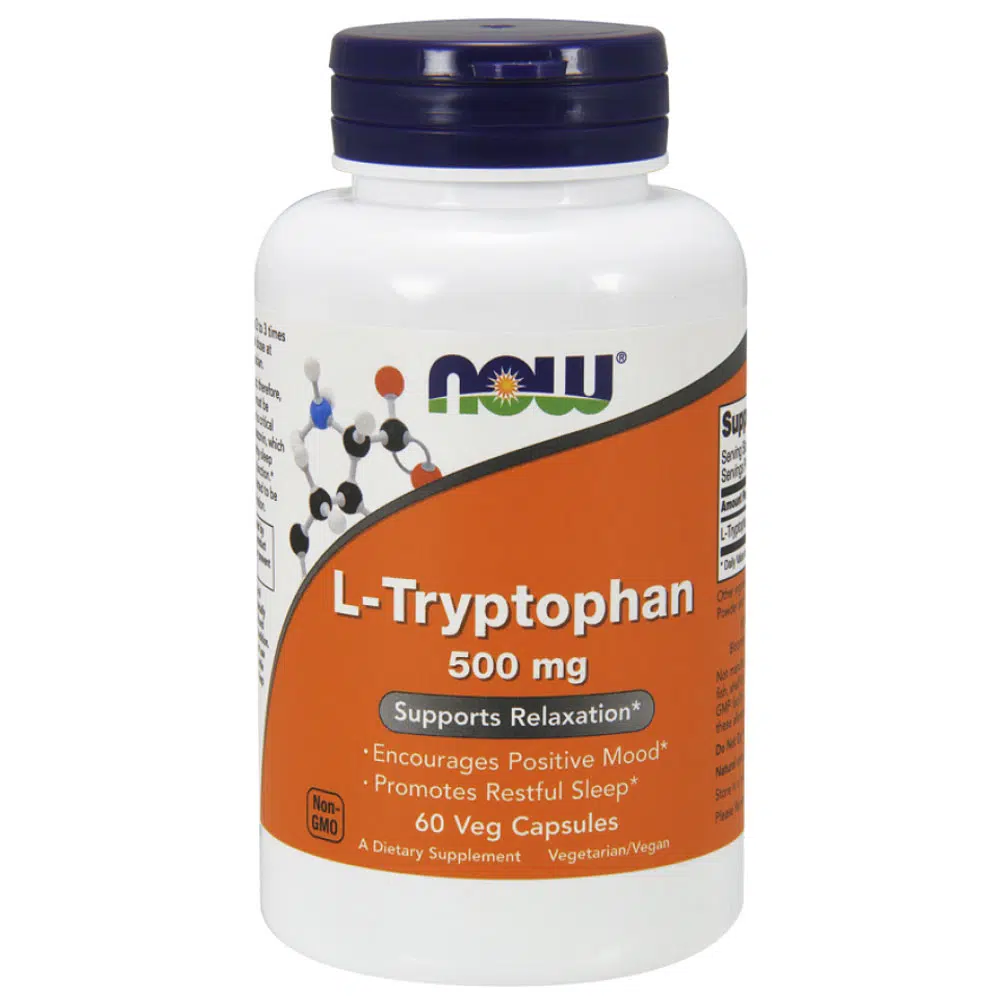 Now L-Tryptophan 500mg kapszula - 60db Now L-Tryptophan 500mg kapszula - 60db