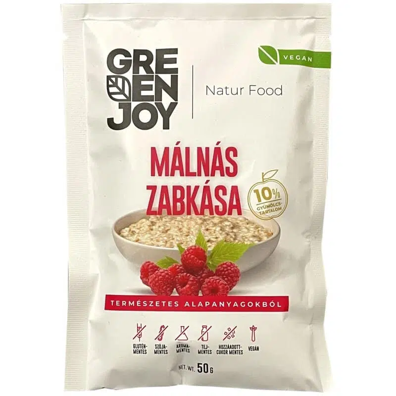 GREENJOY Zabkása Málnás 50g GREENJOY Zabkása Málnás 50g