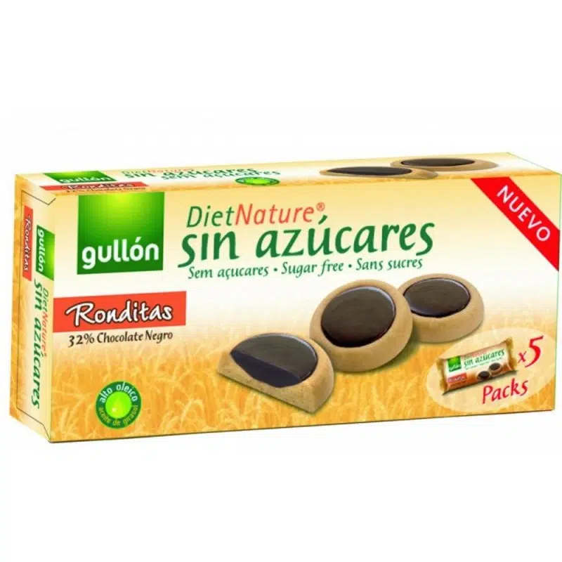 Gullon diabet. ronditas keksz étcsokoládéval töltött Gullon diabet. ronditas keksz étcsokoládéval töltött