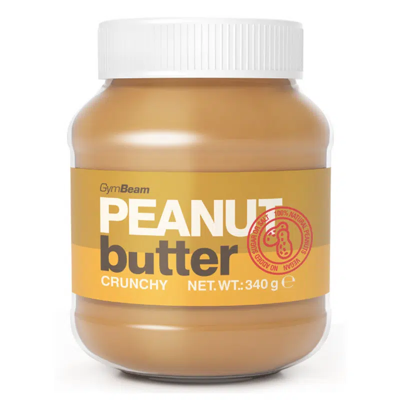 GymBeam Peanut butter CRUNCHY (Földimogyoróvaj) - 340g GymBeam Peanut butter CRUNCHY (Földimogyoróvaj) - 340g
