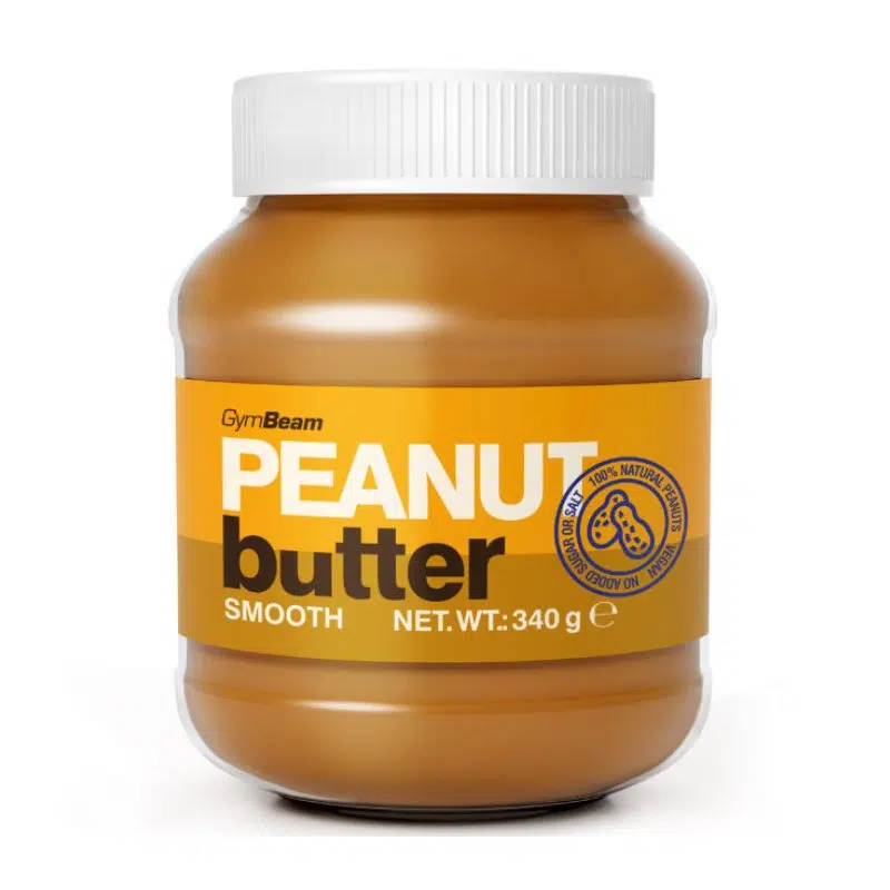 GymBeam Peanut butter smooth (Földimogyoróvaj) - 340g GymBeam Peanut butter smooth (Földimogyoróvaj) - 340g
