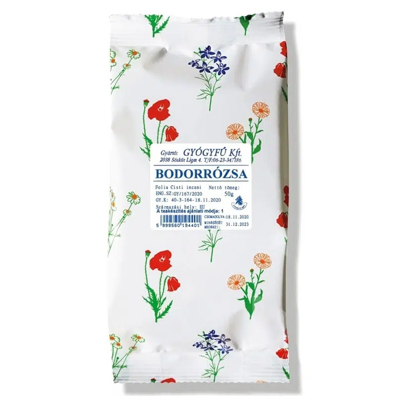 Gyógyfű bodorrózsa levél 50 g Gyógyfű bodorrózsa levél 50 g