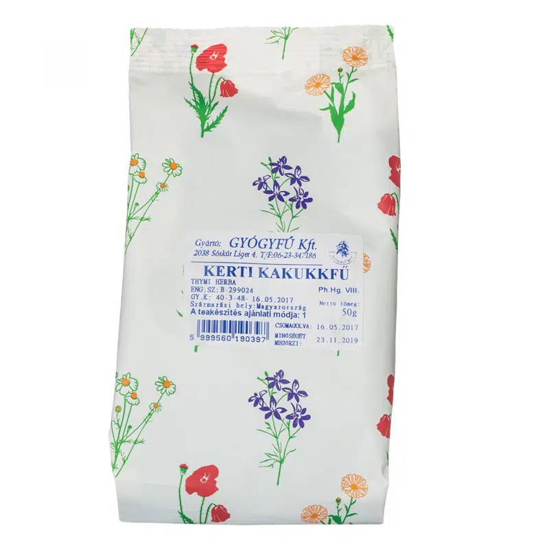 Gyógyfű kerti kakukkfű tea 50 g Gyógyfű kerti kakukkfű tea 50 g