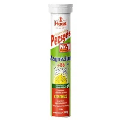 Haas pezsgőtabletta magnézium 20db Haas pezsgőtabletta magnézium 20db