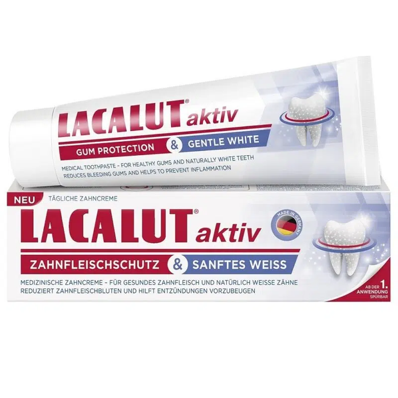 Lacalut Aktiv gum protection & gentle white fogkrém 75ml Lacalut Aktiv gum protection & gentle white fogkrém 75ml