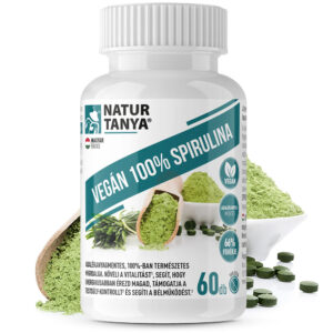 Natur Tanya Vegán 100% Spirulina tabletta - 60db
