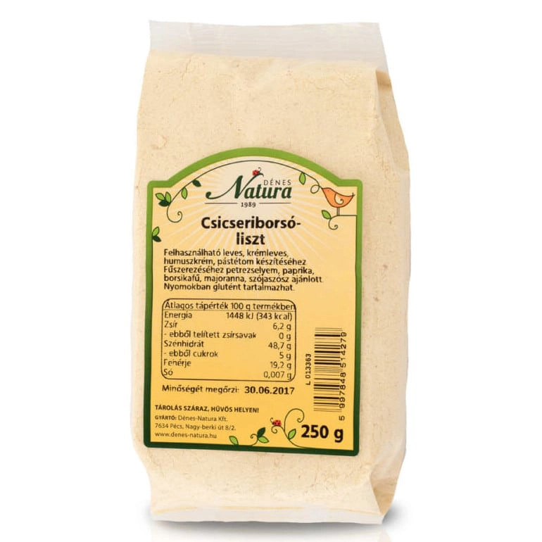 Natura csicseriborsóliszt 250 g Natura csicseriborsóliszt 250 g