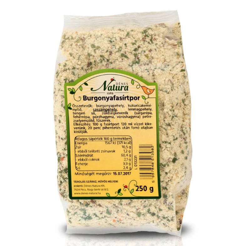 Natura burgonyafasírtpor 250 g Natura burgonyafasírtpor 250 g