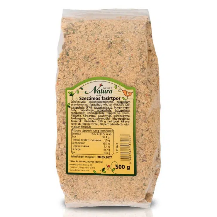 Natura fasirtpor szezámos 500 g Natura fasirtpor szezámos 500 g