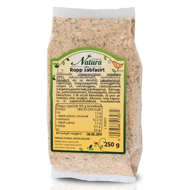 Natura ropp zabfasirtpor 250g Natura ropp zabfasirtpor 250g