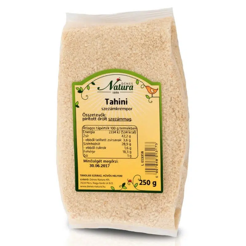 Natura tahini szezámkrémpor 250g Natura tahini szezámkrémpor 250g