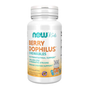 Now Berry Dophilus gyerek probiotikum erdei gyümölcs ízű rágótabletta - 60db