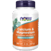 Now Calcium & Magnesium por D-vitaminnal - 227 g