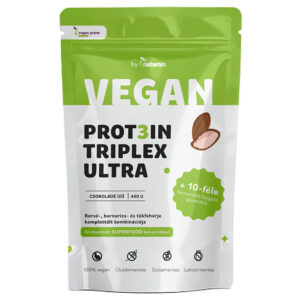 Netamin Vegan Prot3in Triplex Ultra csokoládé ízű fehérjepor Superfood keverékkel - 450g