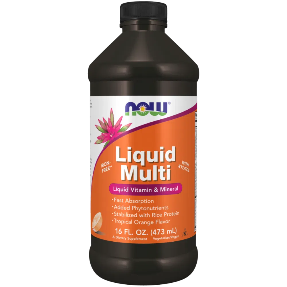Now Liquid Multi szirup narancsos - 473 ml Now Liquid Multi szirup narancsos - 473 ml