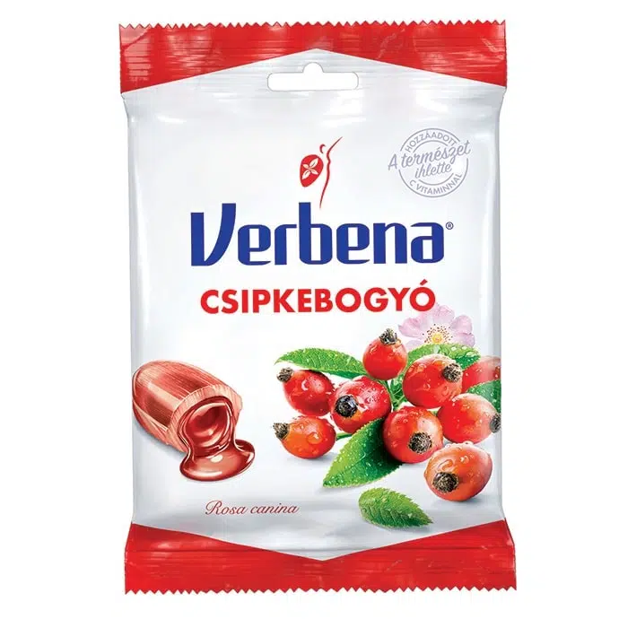 Verbena cukorka csipkebogyó 60 g Verbena cukorka csipkebogyó 60 g