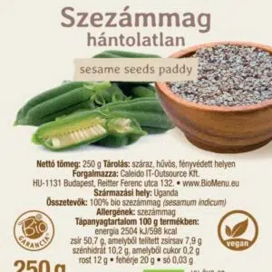 Biomenü Bio Szezámmag hántolatlan – 250g - Image 2