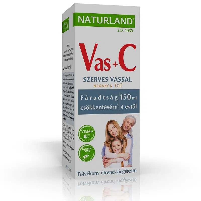 Naturland Vas+C szirup 150ml Naturland Vas+C szirup 150ml