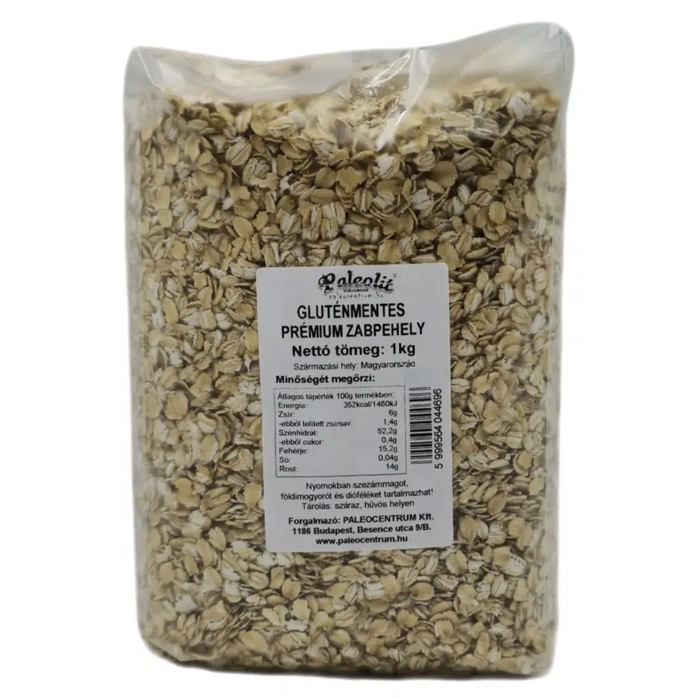 Paleolit Gluténmentes magyar zabpehely - 1000g Paleolit Gluténmentes magyar zabpehely - 1000g