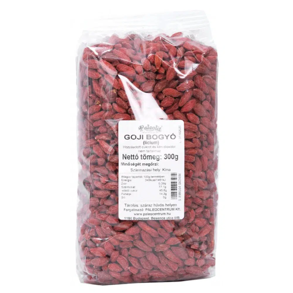 Paleolit Goji bogyó - 300g Paleolit Goji bogyó - 300g