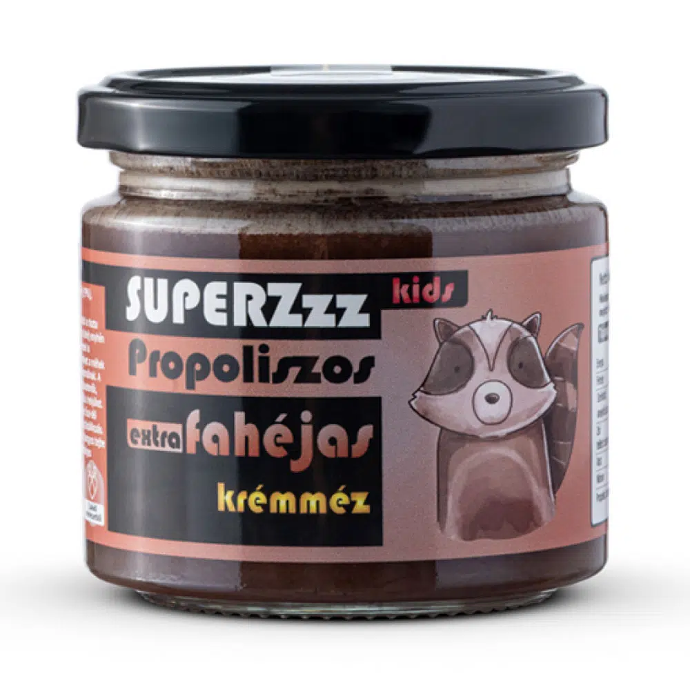 Mézzz SUPERZzz Kids Propoliszos fahéjas krémméz - 250g Mézzz SUPERZzz Kids Propoliszos fahéjas krémméz - 250g