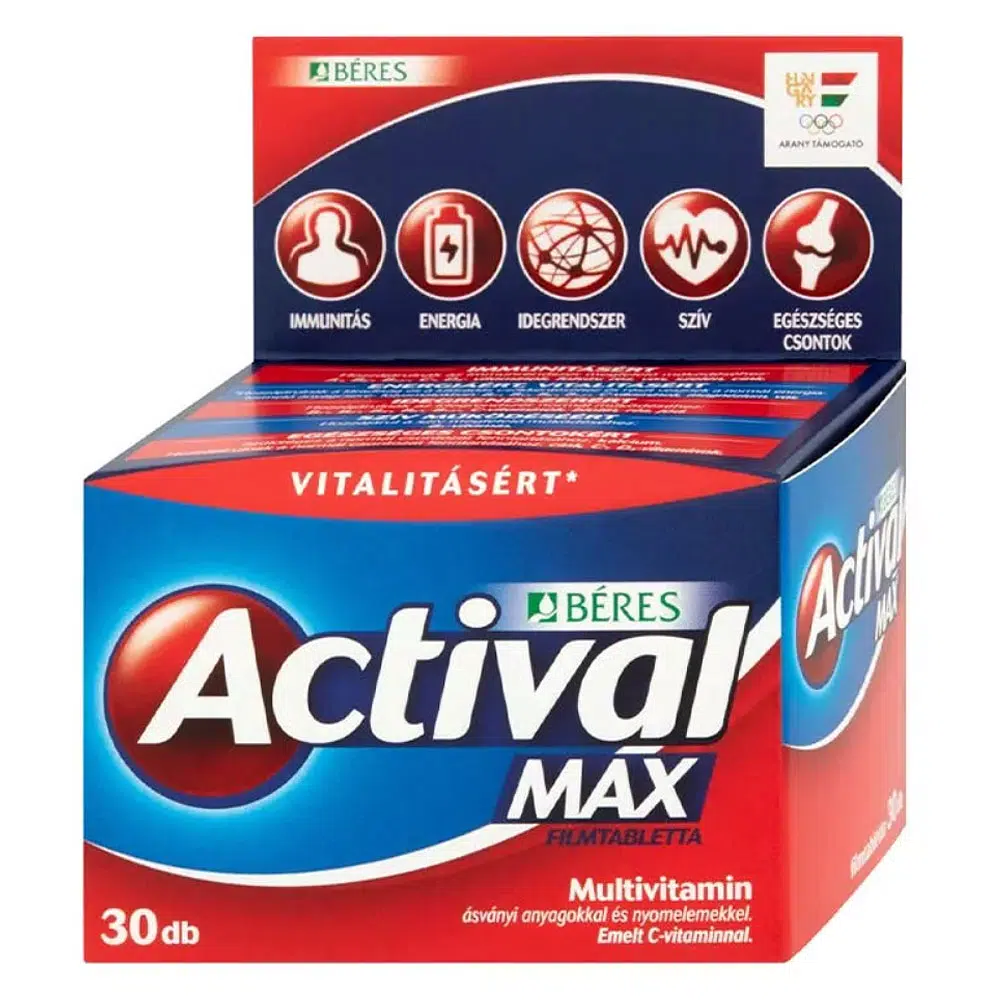 Béres Actival Max filmtabletta - 30db Béres Actival Max filmtabletta - 30db
