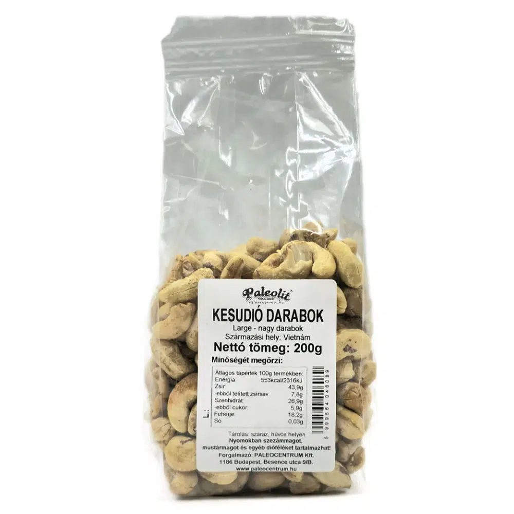 Paleolit Kesudió darabok - 200g Paleolit Kesudió darabok - 200g