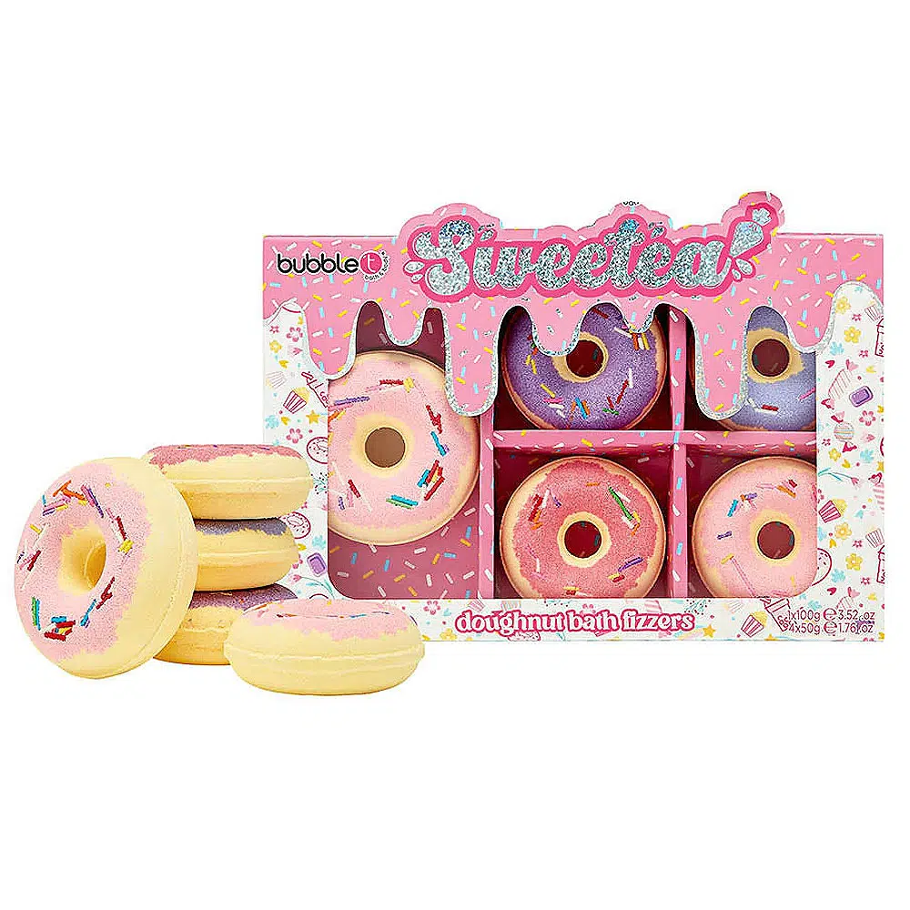 Bubblet Boba Sweetea Donut fürdőbomba szett - 5db-os Bubblet Boba Sweetea Donut fürdőbomba szett - 5db-os