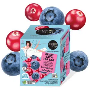Organic Shop ''Berry Bath'' fürdőfilter bogyós gyümölcsökkel - 3db