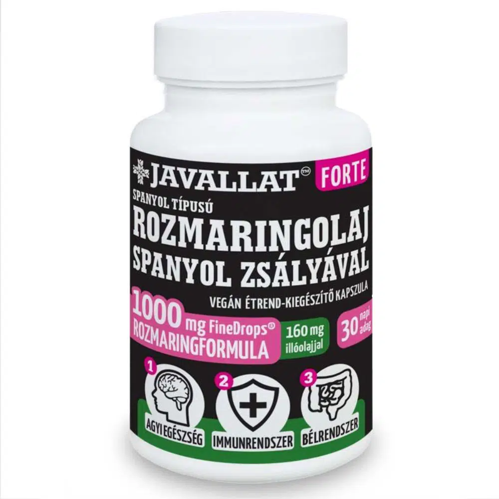 Javallat Forte Spanyol tÍpusú rozamringolaj spanyol zsályával kapszula - 60db Javallat Forte Spanyol tÍpusú rozamringolaj spanyol zsályával kapszula - 60db