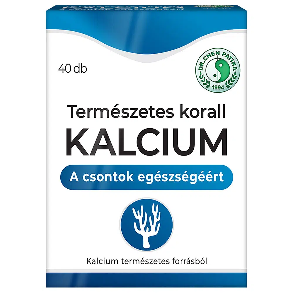 Dr. Chen Természetes Korall Kalcium tabletta - 40db Dr. Chen Természetes Korall Kalcium tabletta - 40db