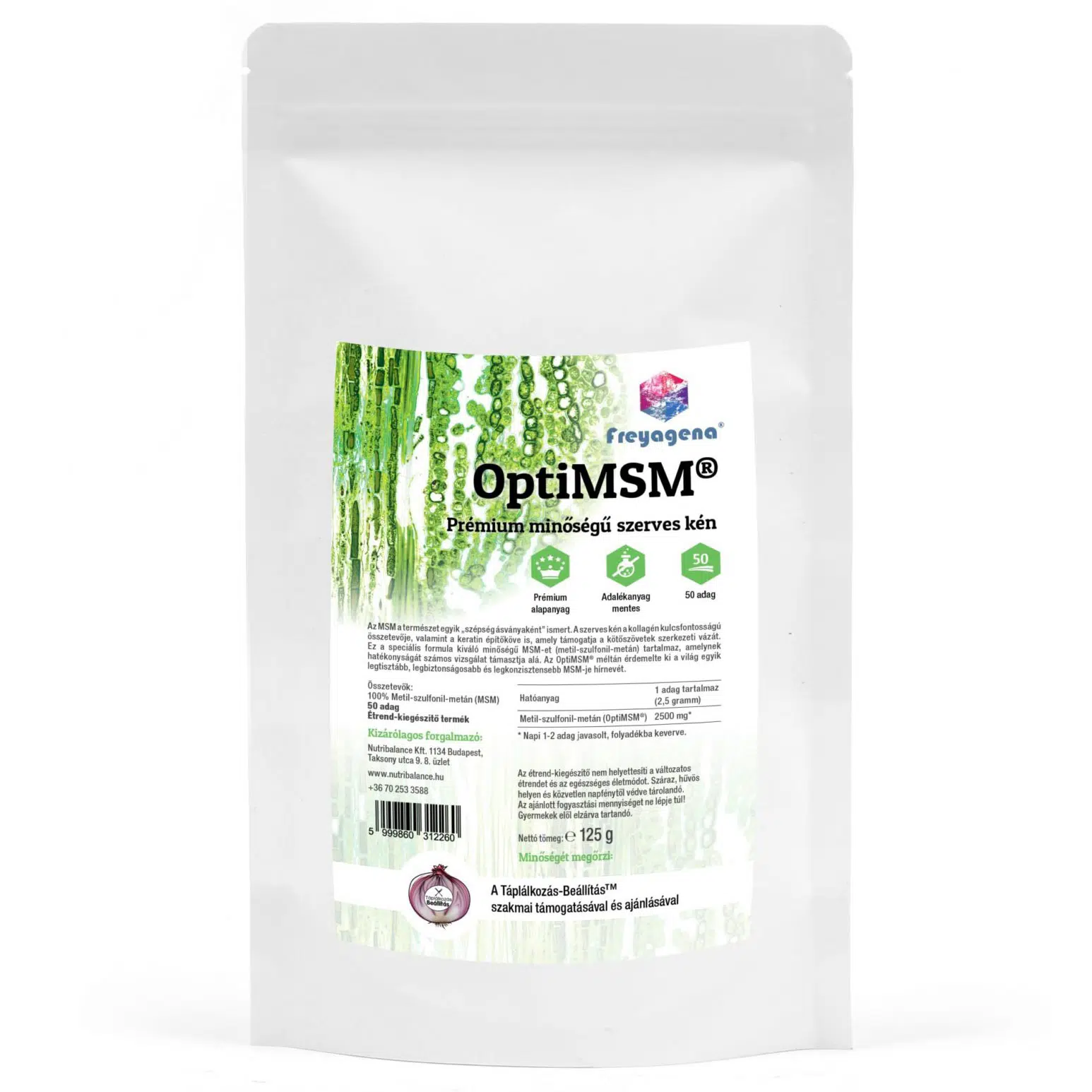 Freyagena OptiMSM por - 125g Freyagena OptiMSM por - 125g