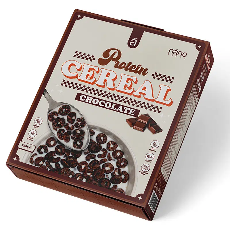 Nanosupps Protein Cereal Csokoládés Gabonapehely - 250g Nanosupps Protein Cereal Csokoládés Gabonapehely - 250g