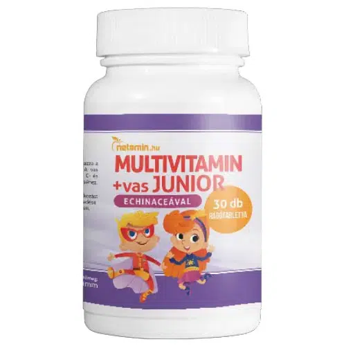 Netamin Multivitamin+Vas Junior rágótabletta - 30db Netamin Multivitamin+Vas Junior rágótabletta - 30db