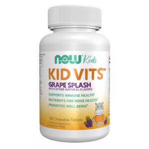 Now Kid Vits Grape gyerek rágótabletta - 120db