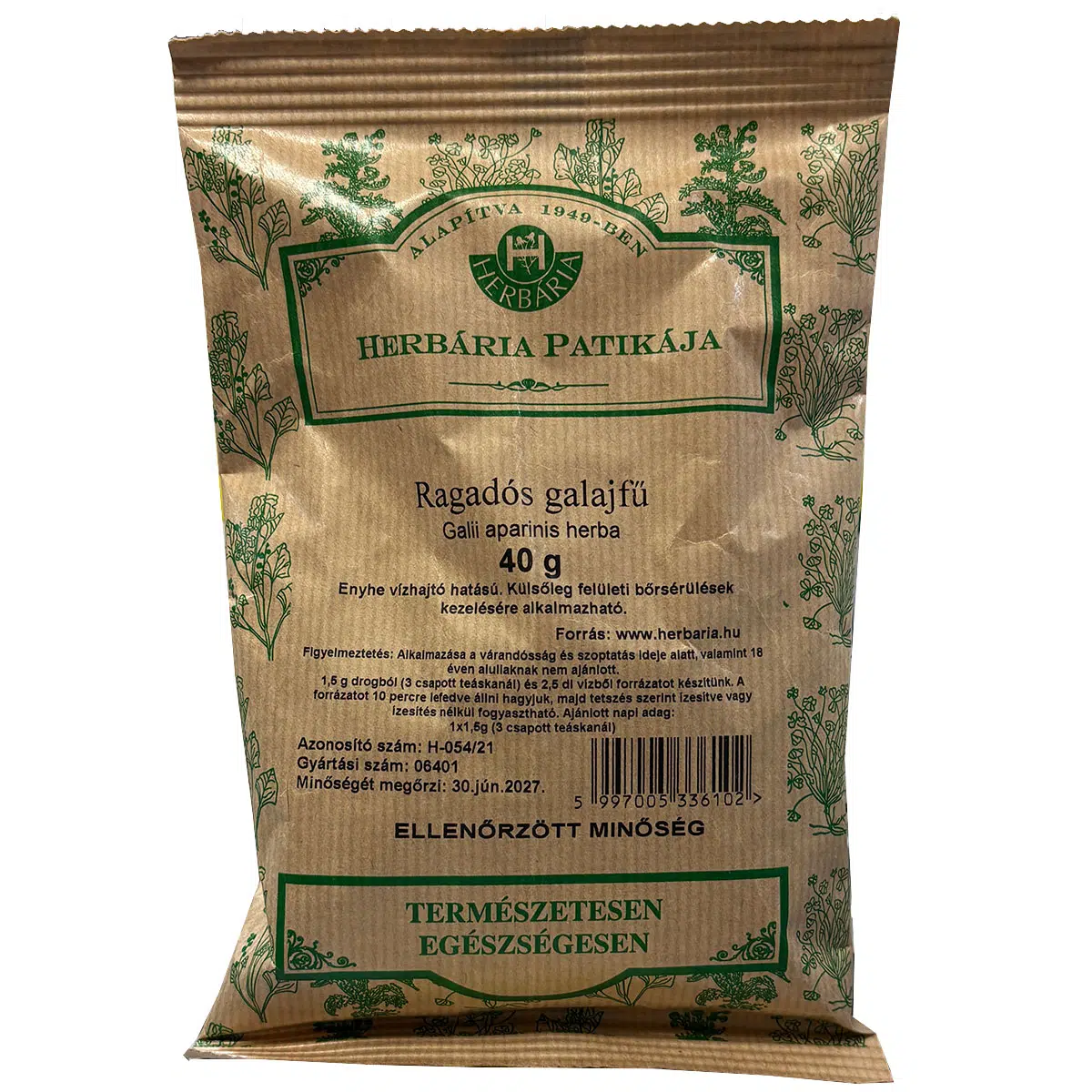 Herbária Ragadós Galajfű tea - 40g Herbária Ragadós Galajfű tea - 40g