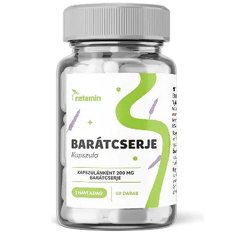 Netamin Barátcserje 200mg kapszula - 60db Netamin Barátcserje 200mg kapszula - 60db