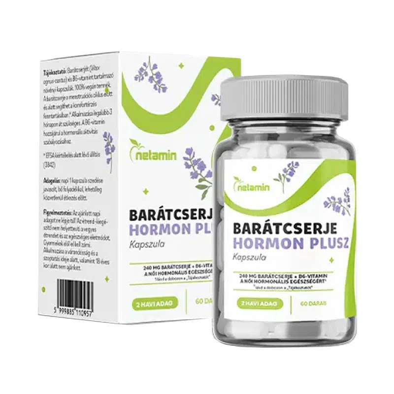 Netamin Barátcserje Hormon Plusz kapszula - 60db Netamin Barátcserje Hormon Plusz kapszula - 60db
