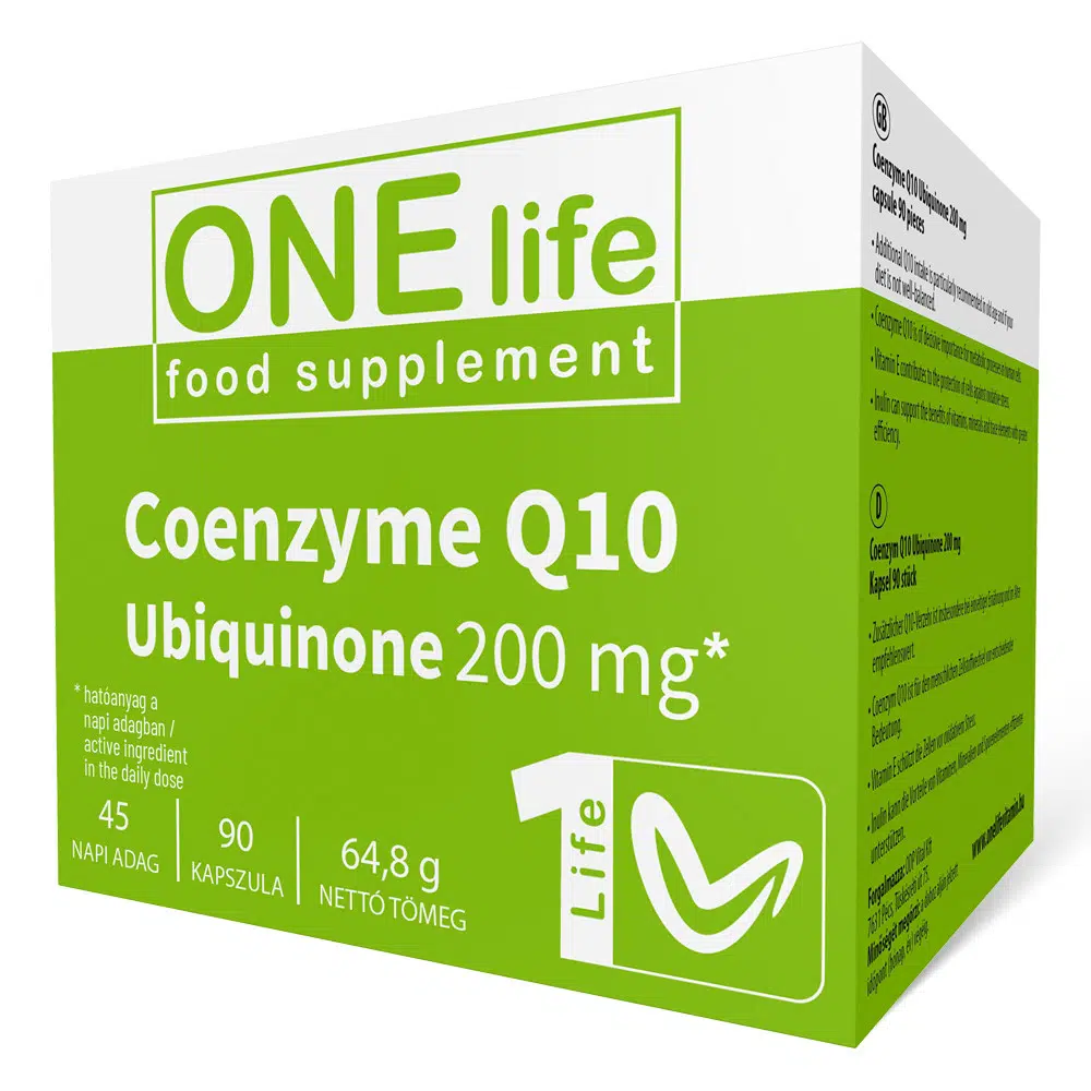 One Life Koenzim Q10 kapszula - 90db One Life Koenzim Q10 kapszula - 90db