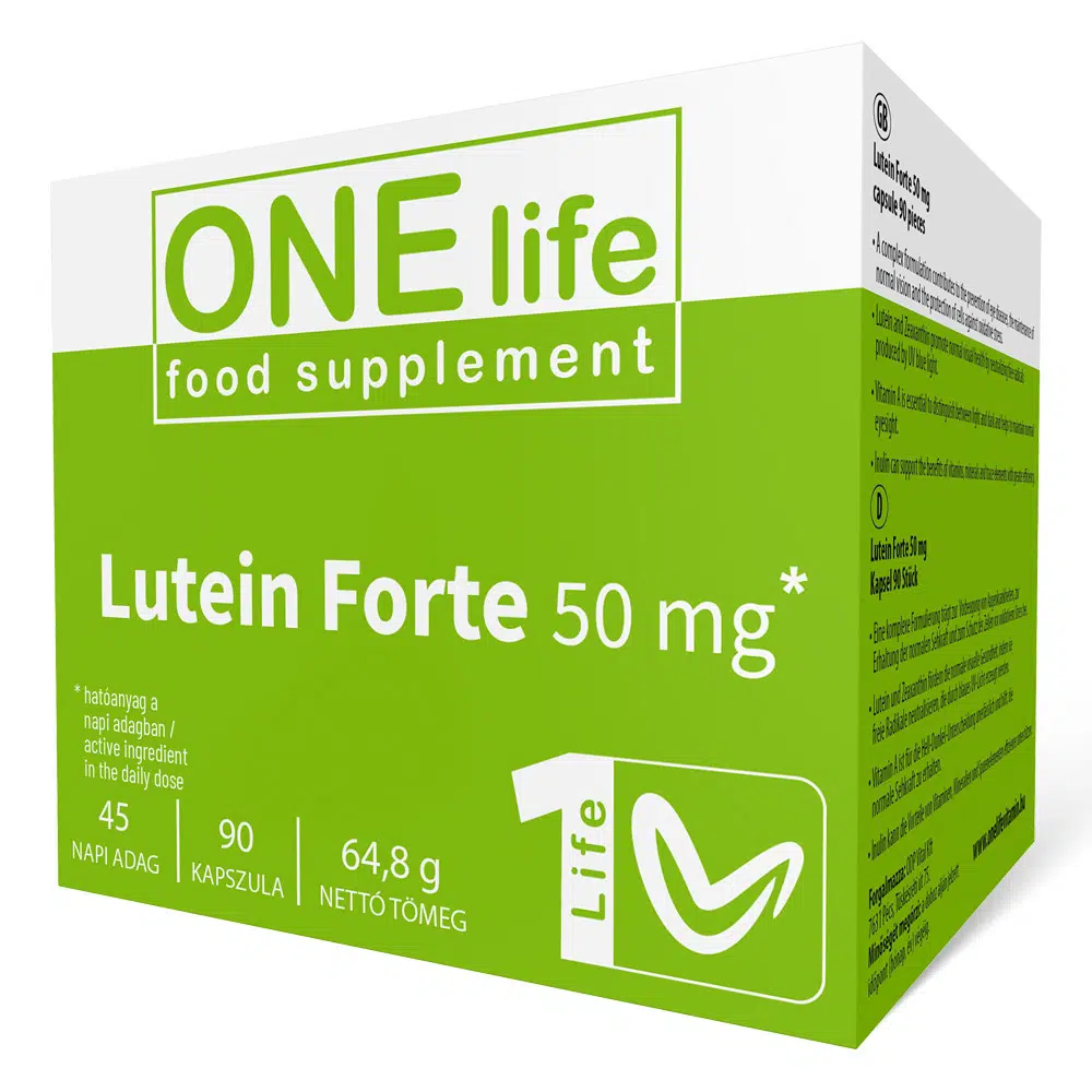 One Life Lutein Forte 50mg kapszula - 90db One Life Lutein Forte 50mg kapszula - 90db