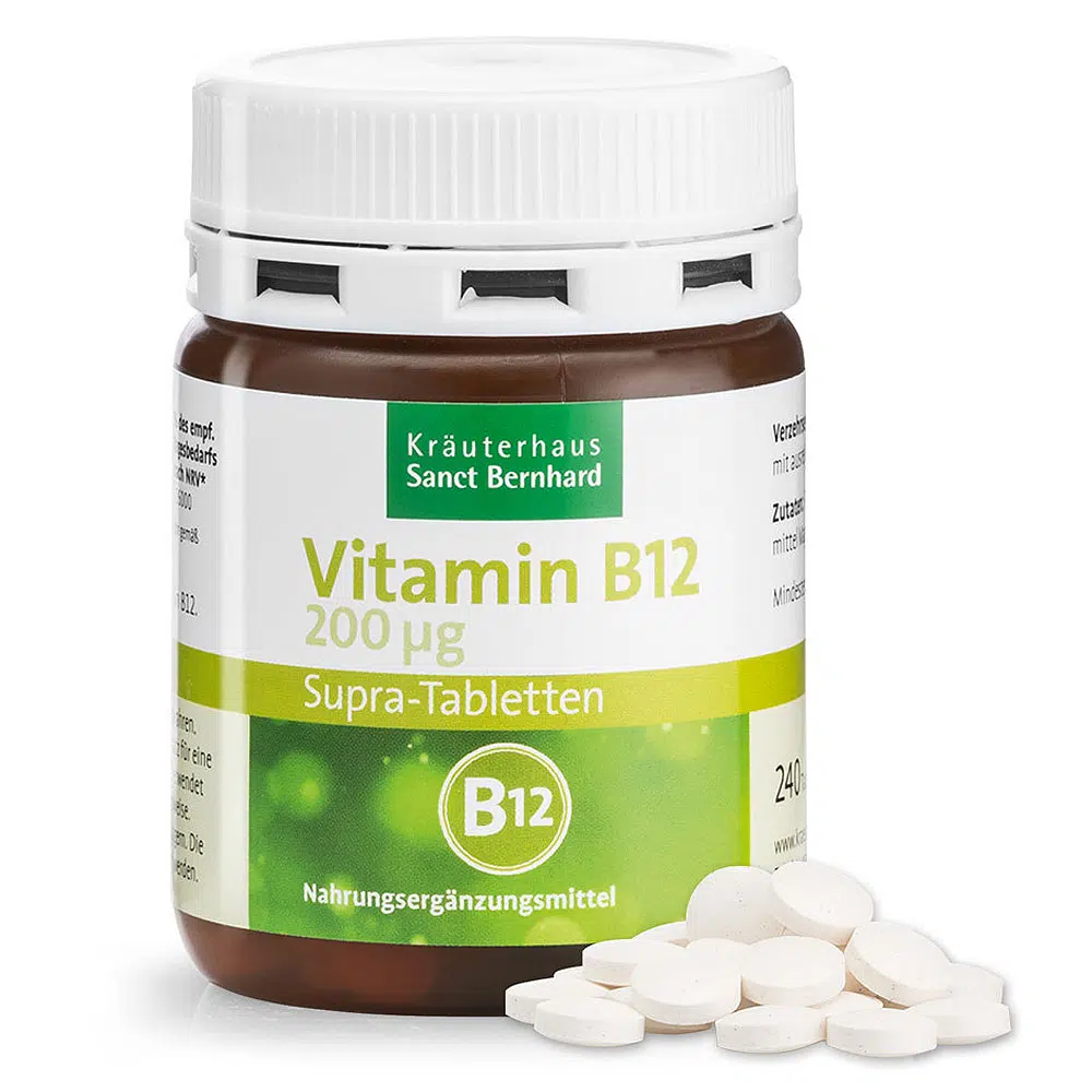 Sanct Bernhard B12-vitamin Supra tabletta - 240db Sanct Bernhard B12-vitamin Supra tabletta - 240db