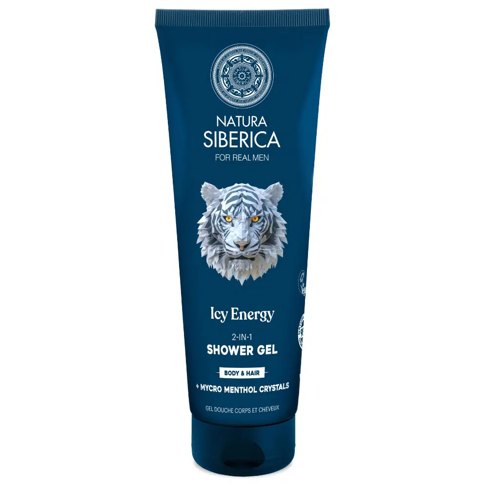 Natura Siberica "Ice Energy” 2 az 1-ben sampon és tusfürdő gél férfiaknak - 200ml Natura Siberica "Ice Energy” 2 az 1-ben sampon és tusfürdő gél férfiaknak - 200ml