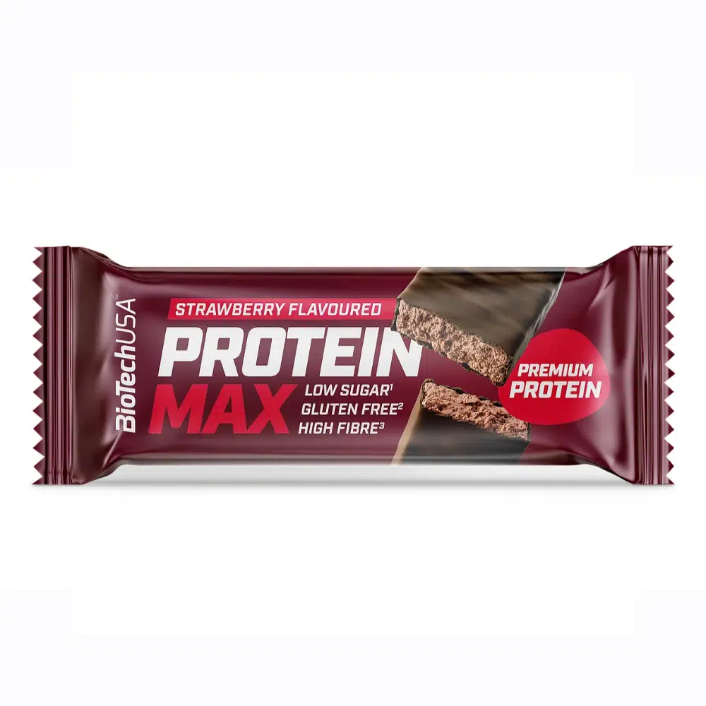 Biotech USA Protein Max protein szelet eper - 45g Biotech USA Protein Max protein szelet eper - 45g