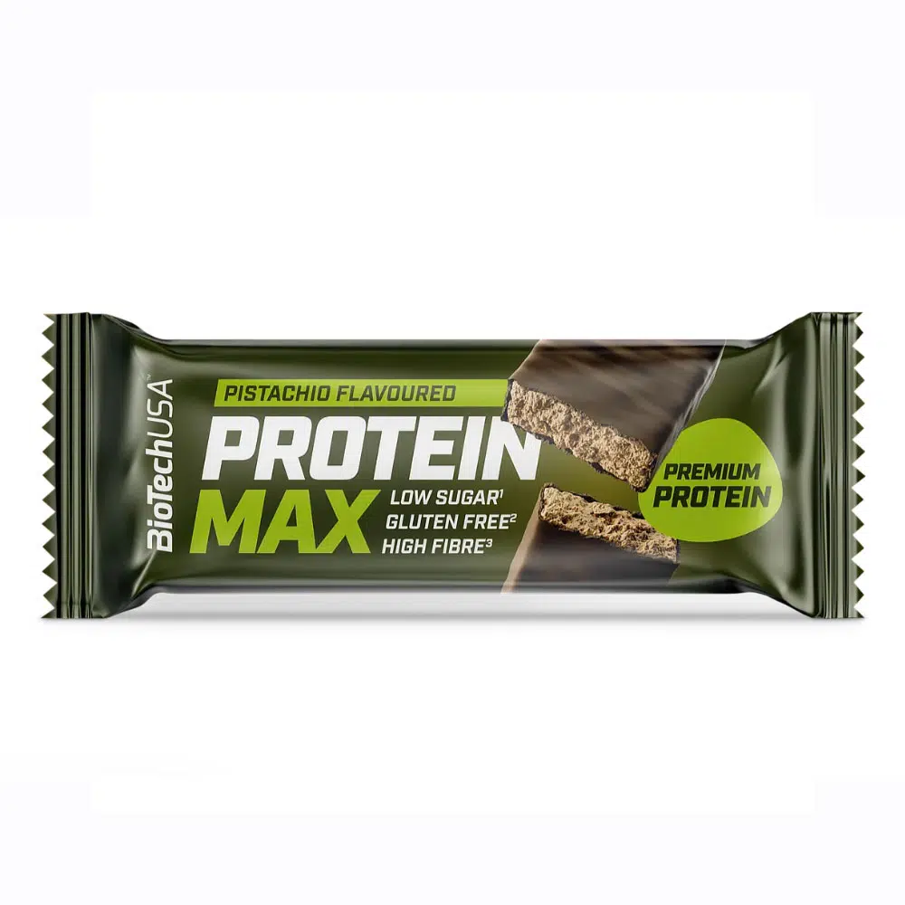 Biotech USA Protein Max protein szelet pisztácia - 45g Biotech USA Protein Max protein szelet pisztácia - 45g
