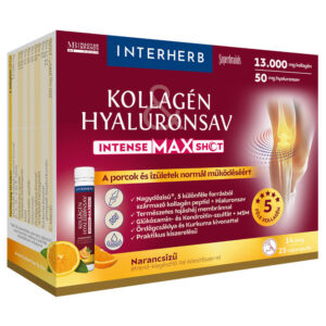 Interherb Kollagén Hyaluronsav Intense MAX Shot - 14 ampulla