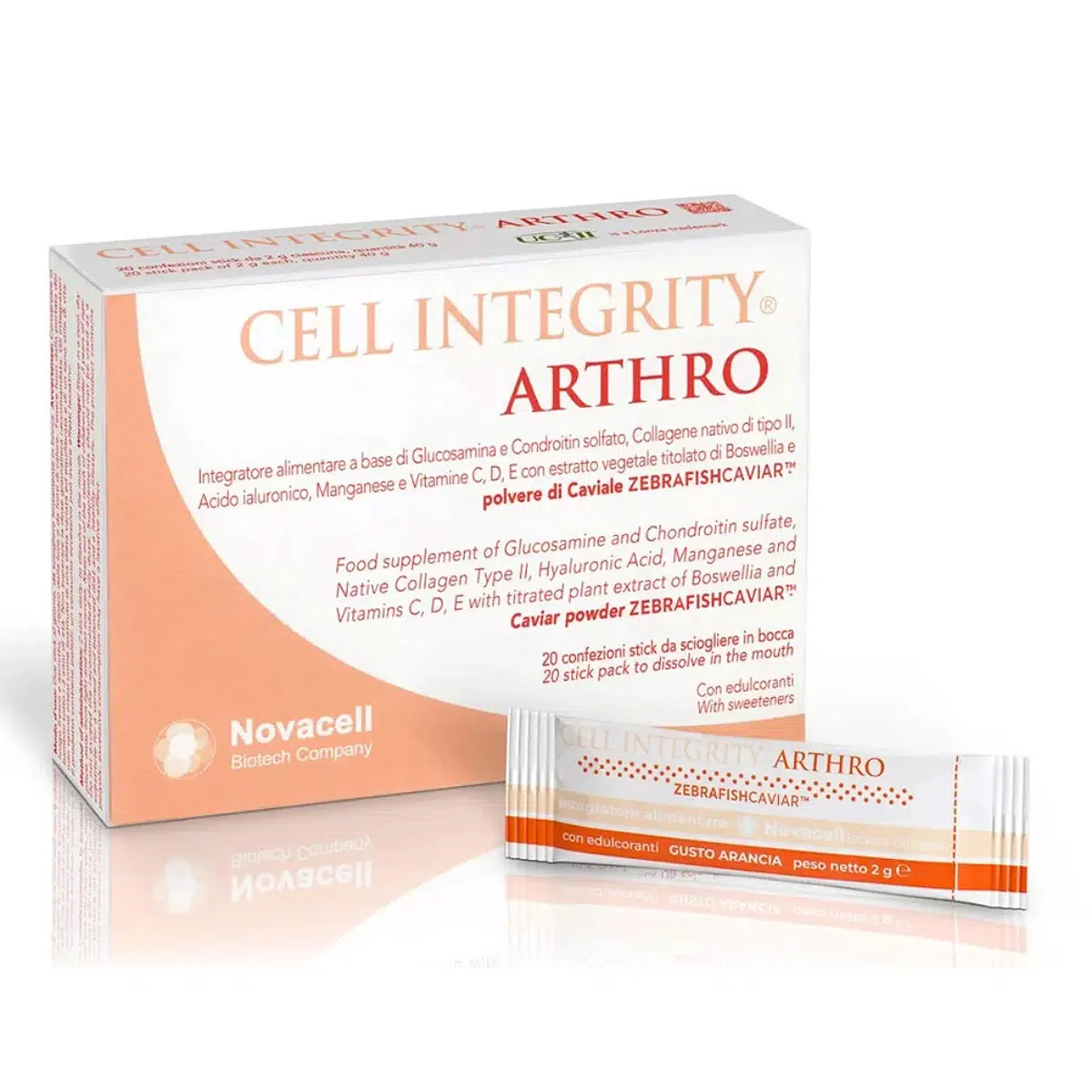 Novacell Cell Integrity Arthro citrusos ízű por - 20 tasak Novacell Cell Integrity Arthro citrusos ízű por - 20 tasak